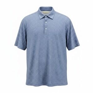 Donald Ross Golf Shirt Blue Large